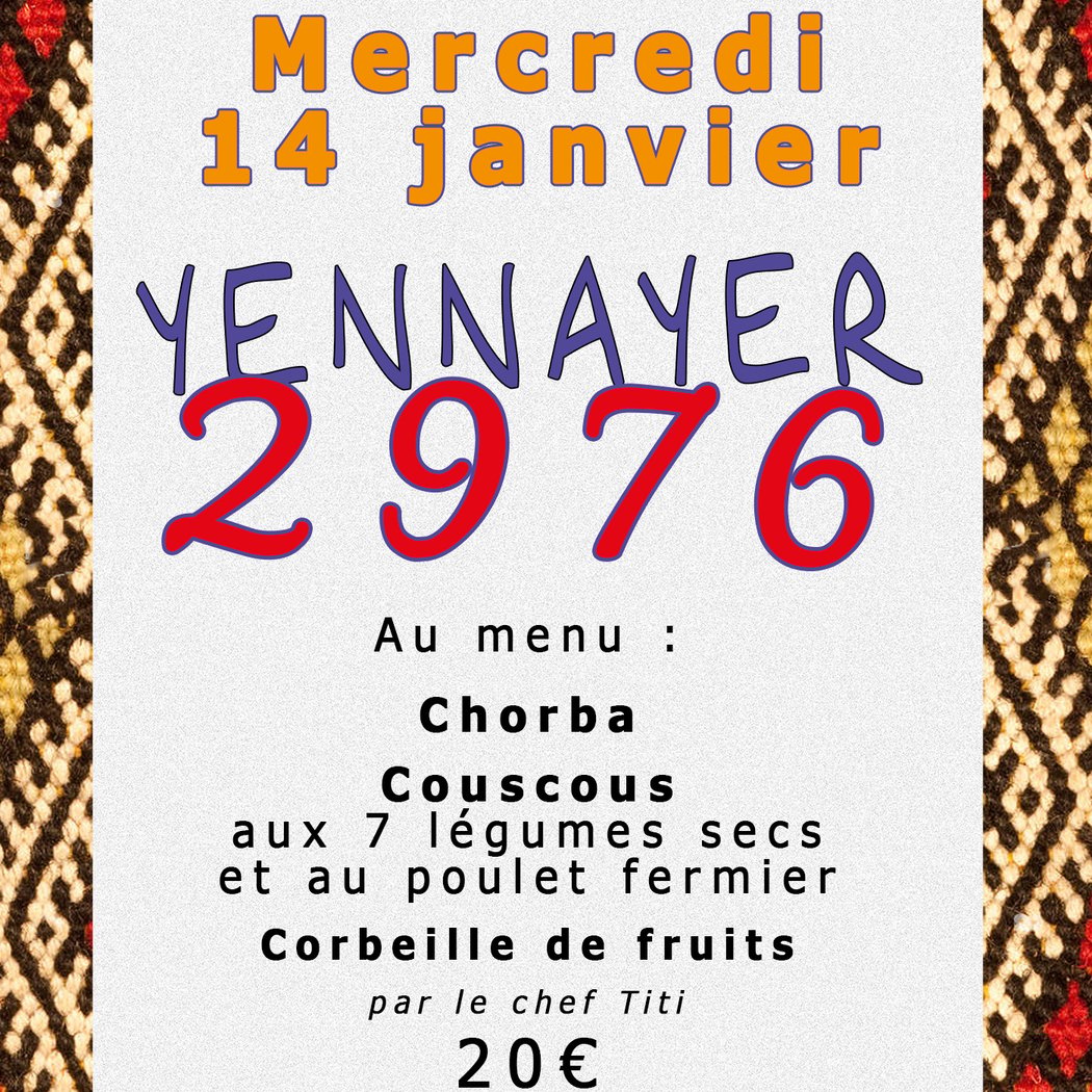 YENNAYER 2976 à la Cantine 1