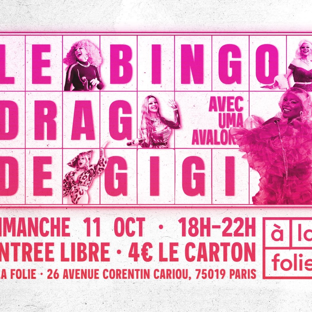 Bingo Drag de Gigi Von Dredee à la Folie! avec Uma Avalone