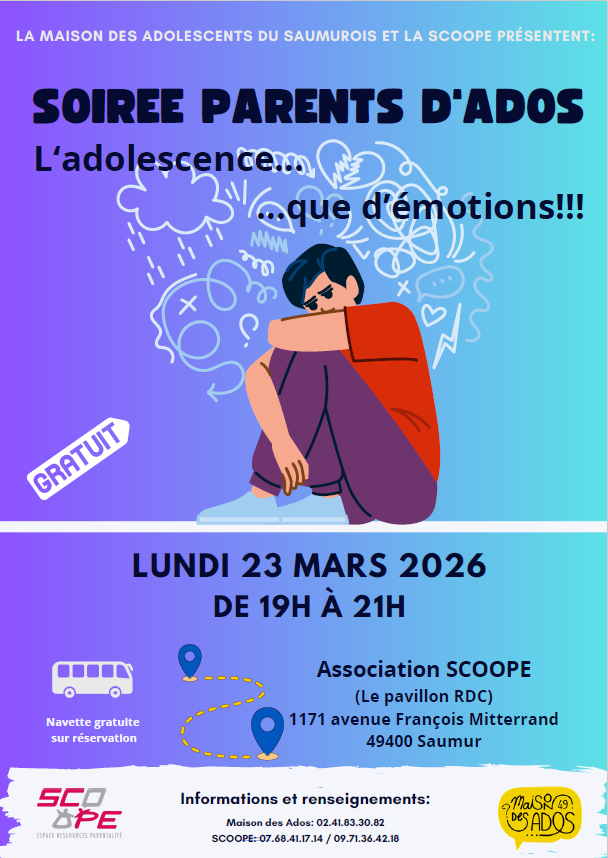 Soirée Parents d’Ados : “L’adolescence que... d’émotions !” 1