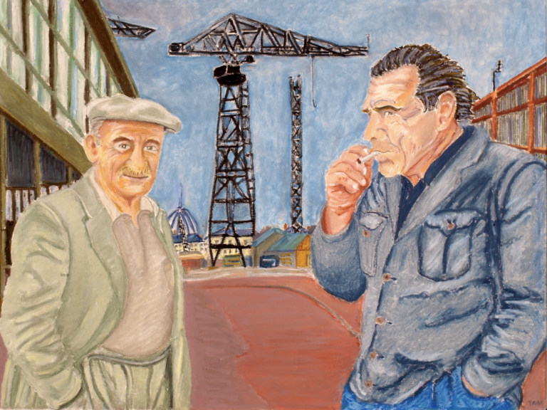 Exposition : Trax met à l’honneur les grues portuaires et les ouvriers de la Loire 1