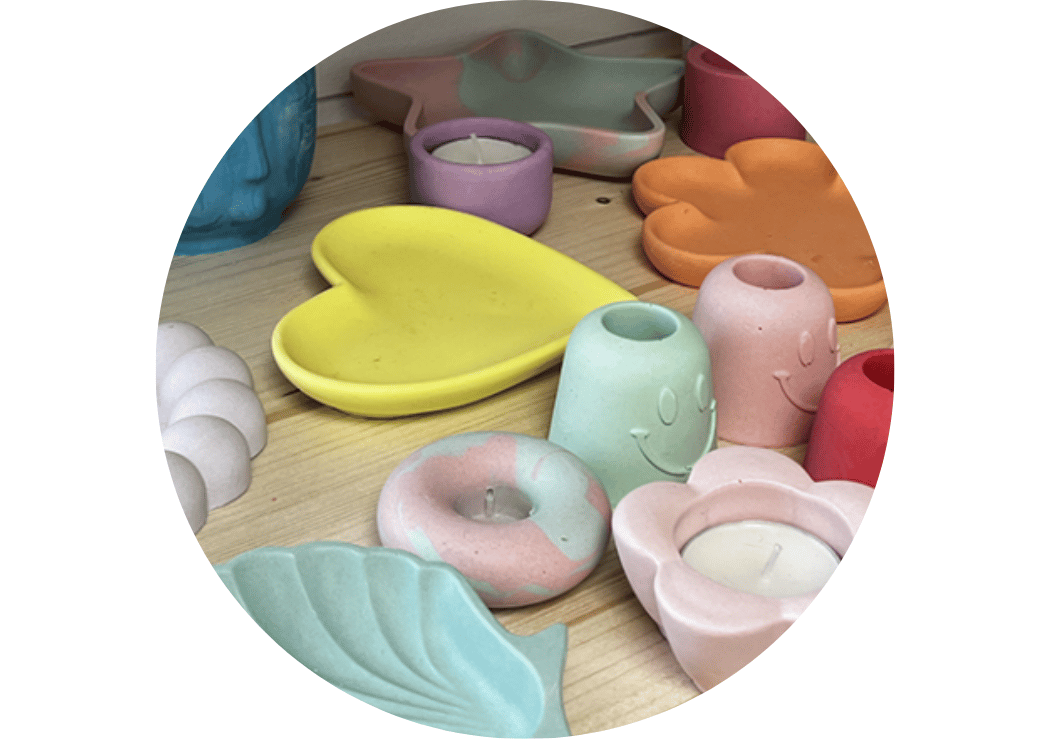 Jesmonite - Atelier adulte et enfant 1