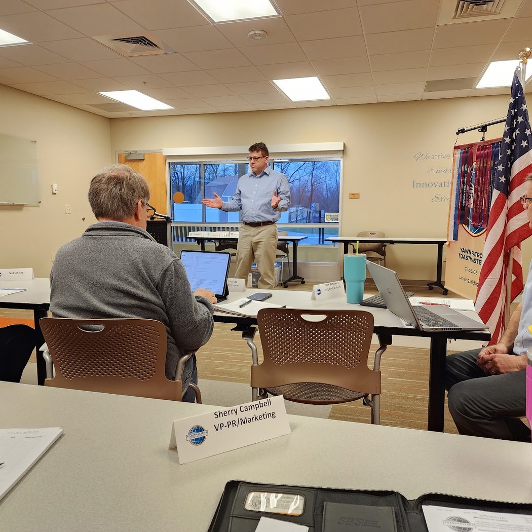 Washtenaw Toastmasters Club Meeting 1