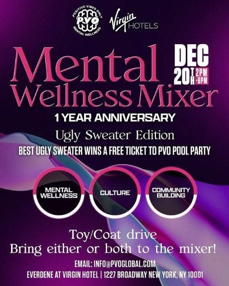 PVO Mental Wellness Mixer 1 Year Anniversary - Ugly Sweater Edition 1