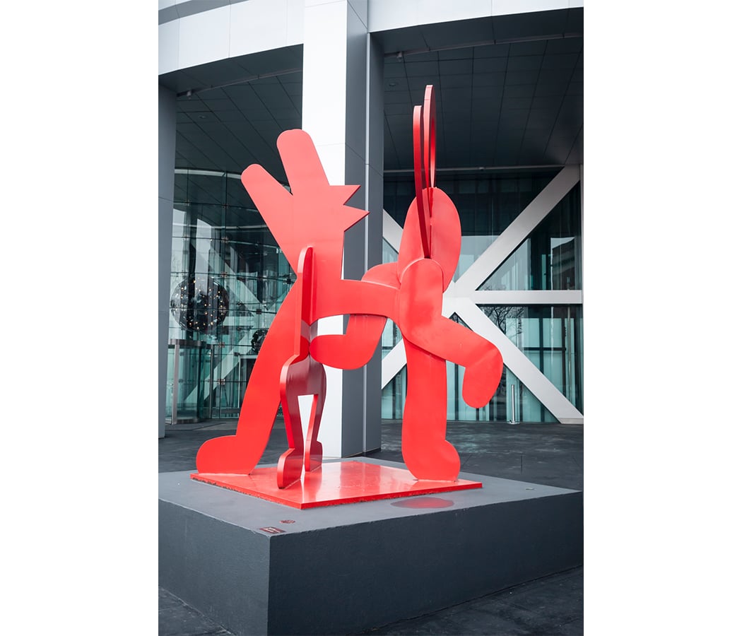 Balancing on Dog by Keith Haring 1