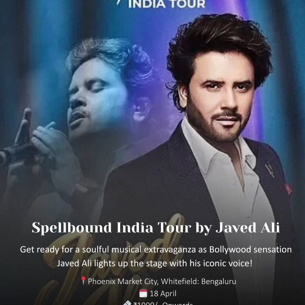 Spellbound India Tour by Javed Ali 2