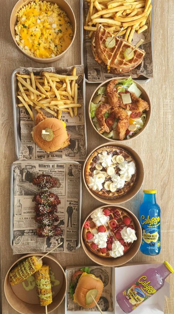 M.A.D Waffles Chicken Burgers 1