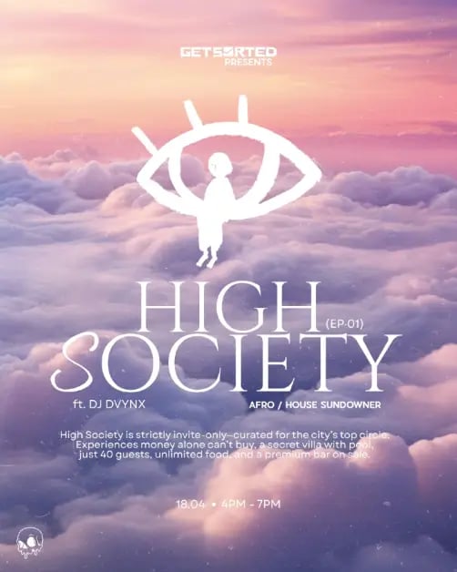 High Society : Afro/House Sundowner 1