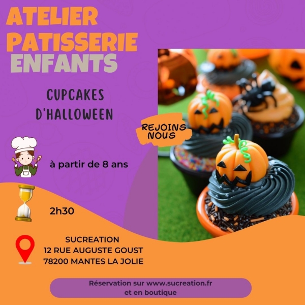 Atelier enfant dès 8 ans - Cupcakes d'Halloween 1