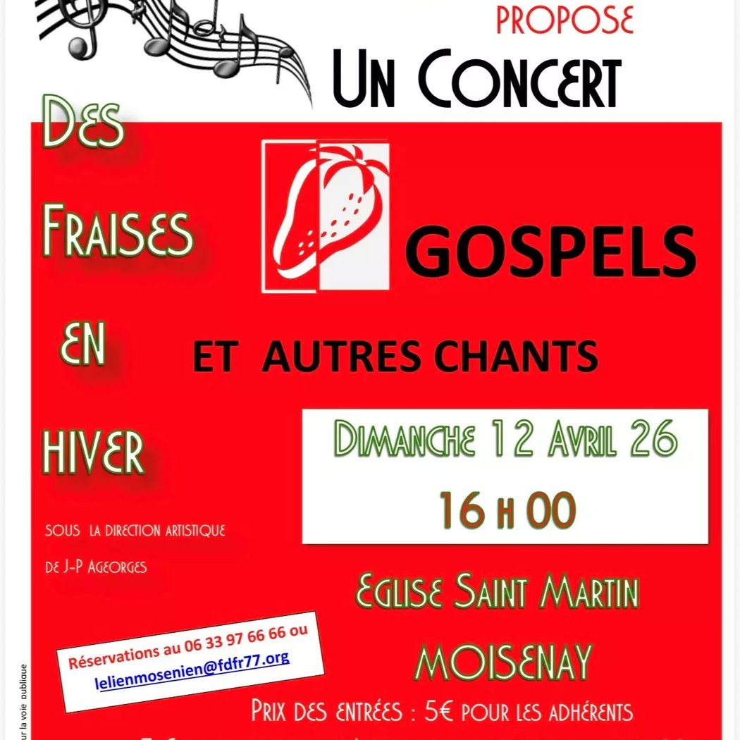 CONCERT GOSPEL "Les Fraises en Hiver" 1