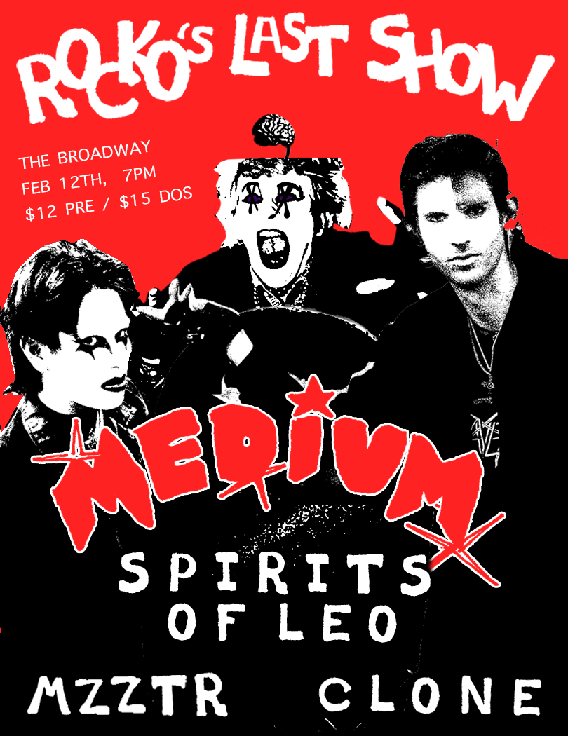 The Broadway with support from Spirits of Leo, Clone and MZZTR 1