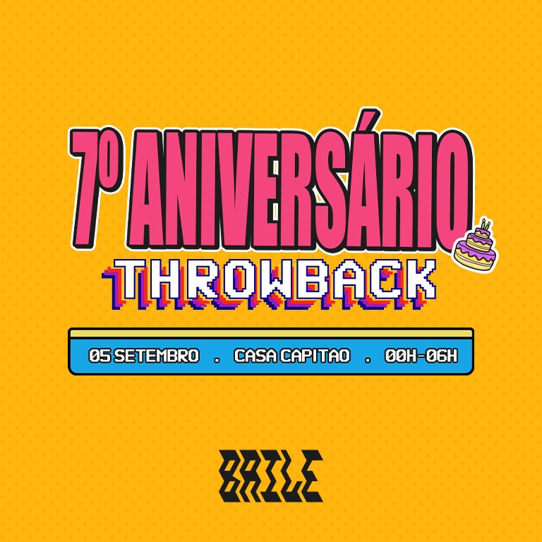 7o Aniversário Throwback 1