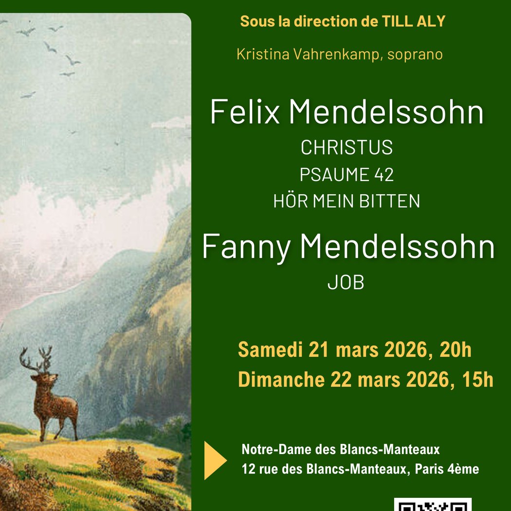 Concert consacré à la famille Mendelssohn par le Chœur Europa Voce 1