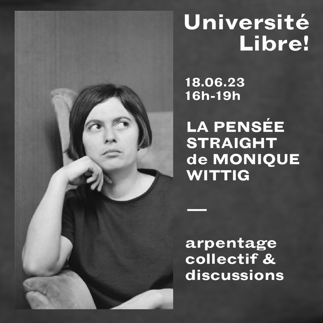 UNIVERSITÉ LIBRE - LA PENSÉE STRAIGHT 1