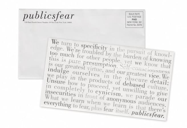 An Evening with Publicsfear 1