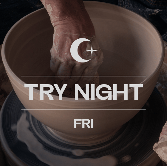 Try Night Wheel Throwing