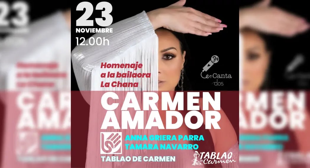 Carmen Amador – Homenajea La Chana 1