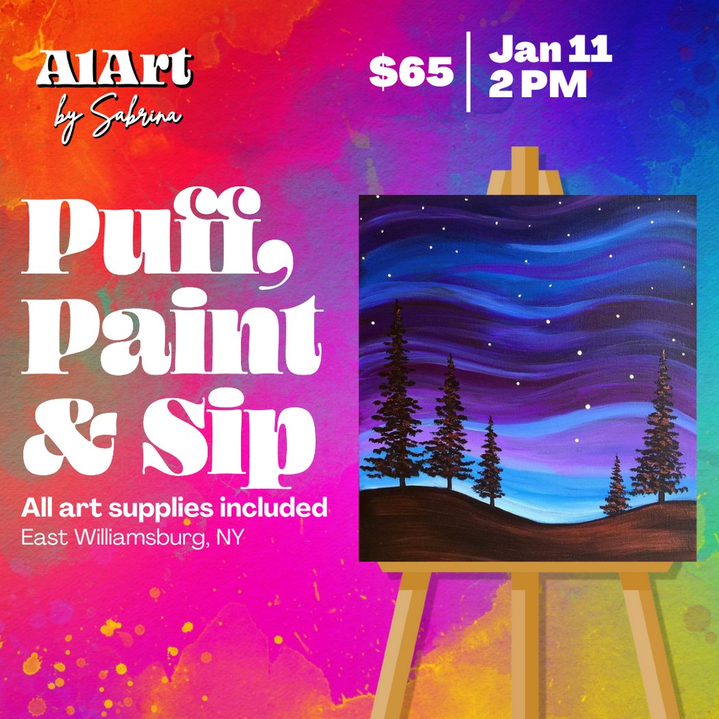 Puff, Paint and Sip Art Studio 1