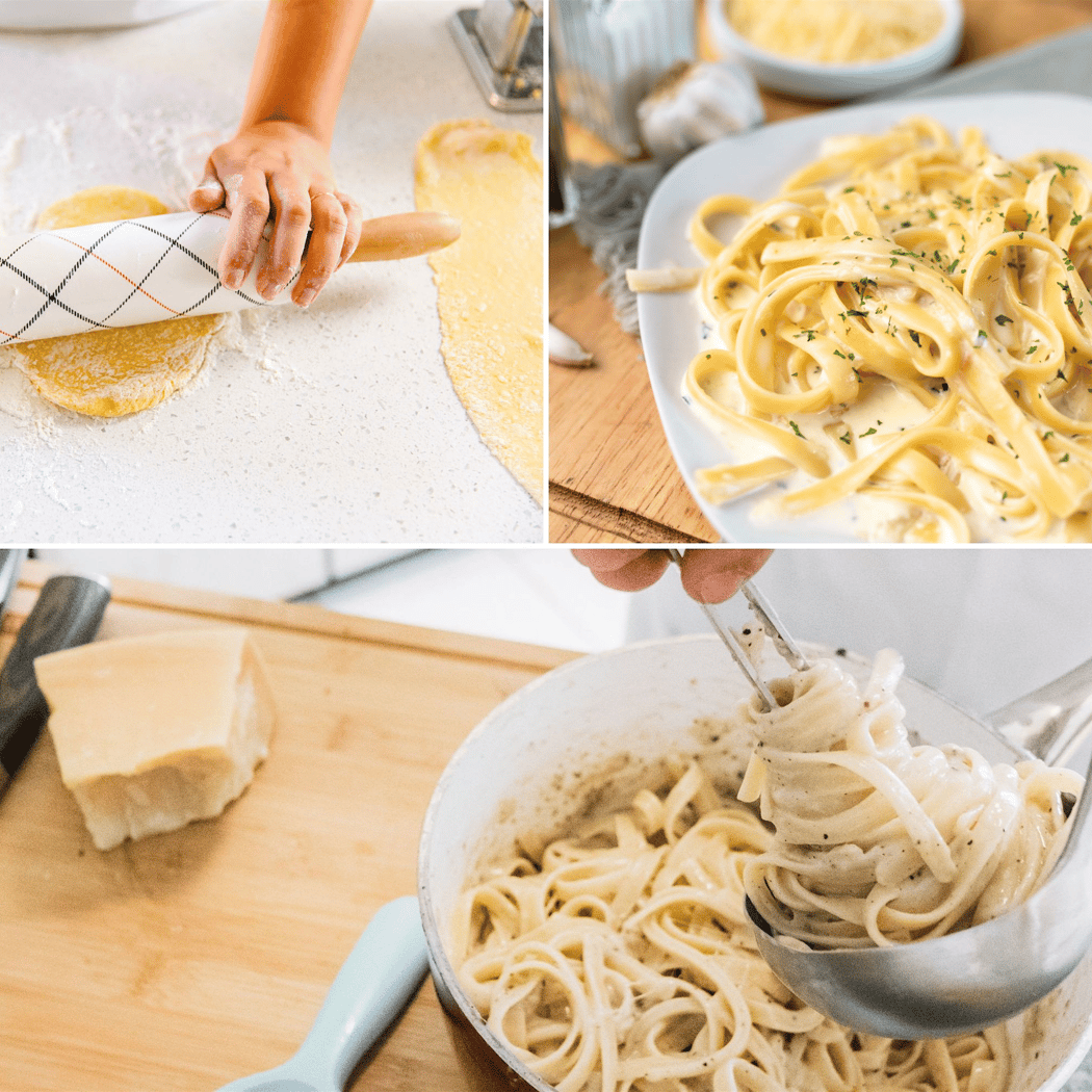 Homemade Fettuccine Alfredo With Chef Rajeswari 1