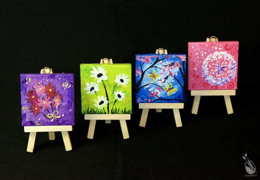 Mini Easel Sets Workshop (Get 2 Canvases) 1