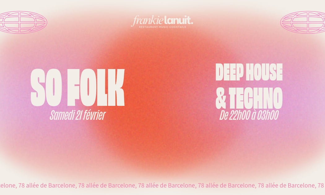Club Flottant : Soirée Techno - Deep House Avec So Folk 1