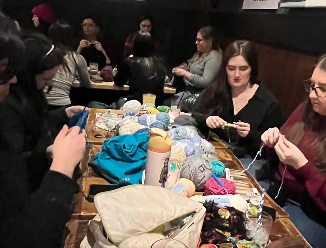 October Knitting Circle