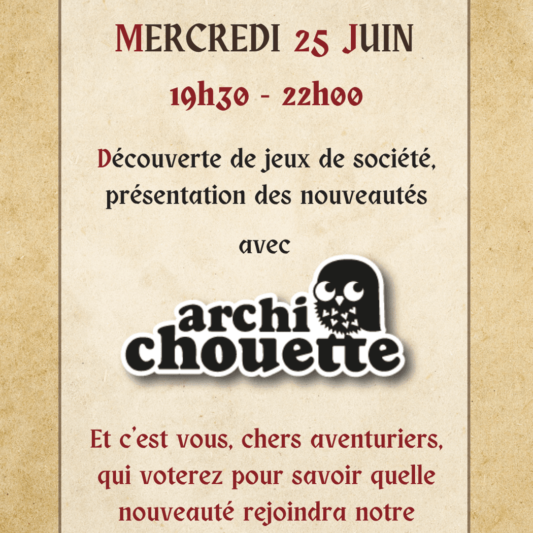 Soirée Nouveautés Jeux de Société 1