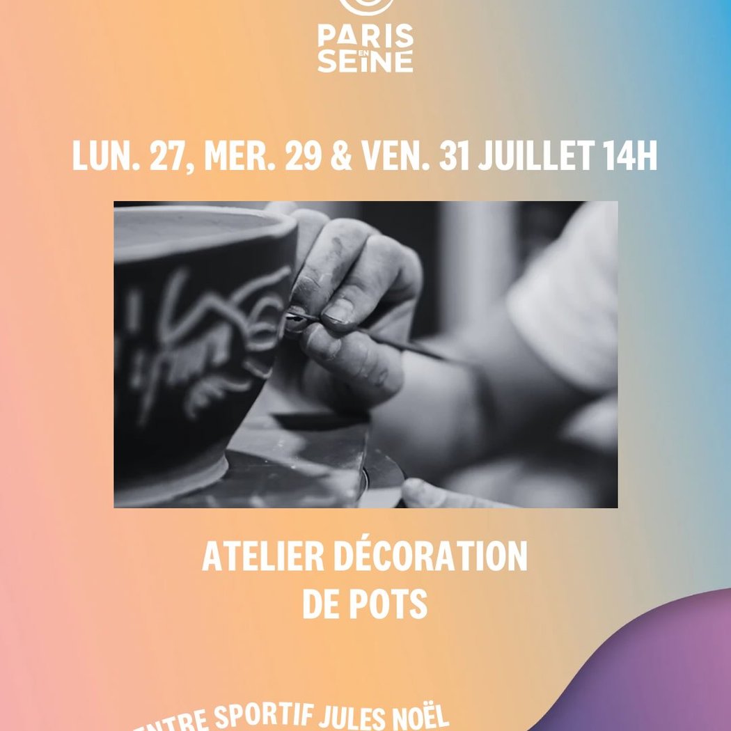 Atelier Décoration de Pots 1