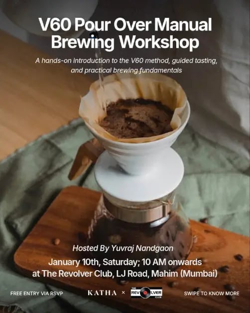 V60 Pour Over Manual Brewing Workshop 1
