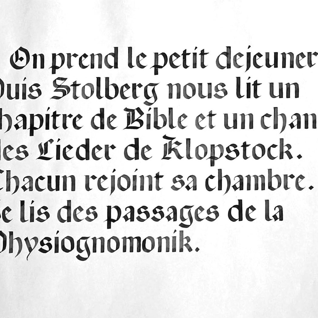 Calligraphie adultes débutants ou approfondissement 1