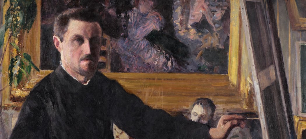 Une nouvelle dation : Portrait de l’artiste au chevalet de Caillebotte 1