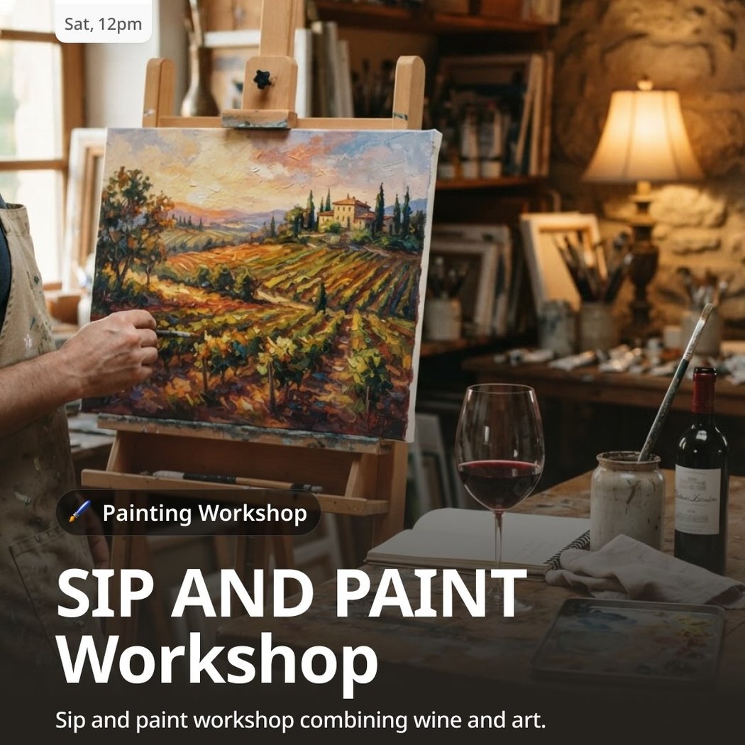 Sip & Paint Workshop 1