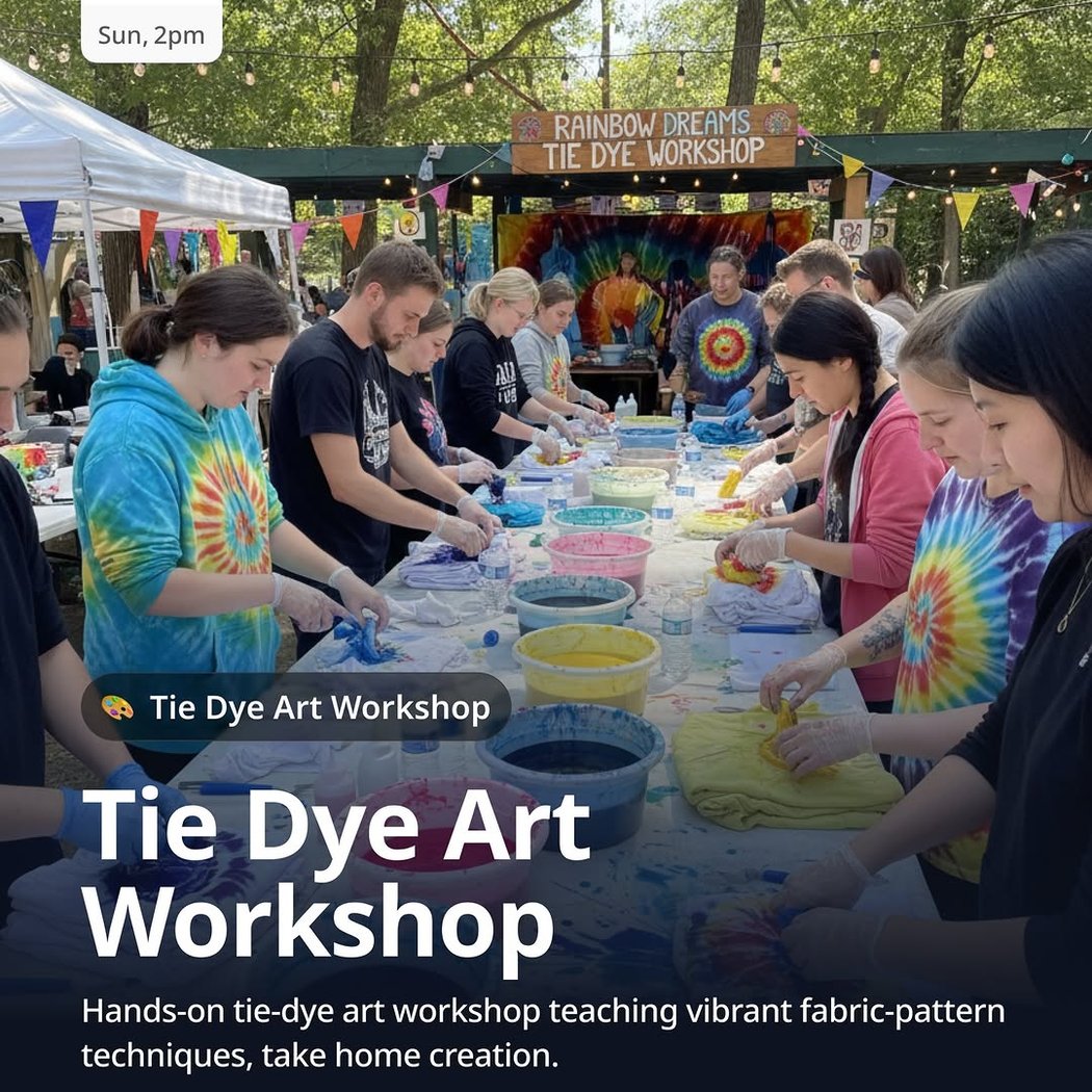 Tie Dye Art Workshop 1