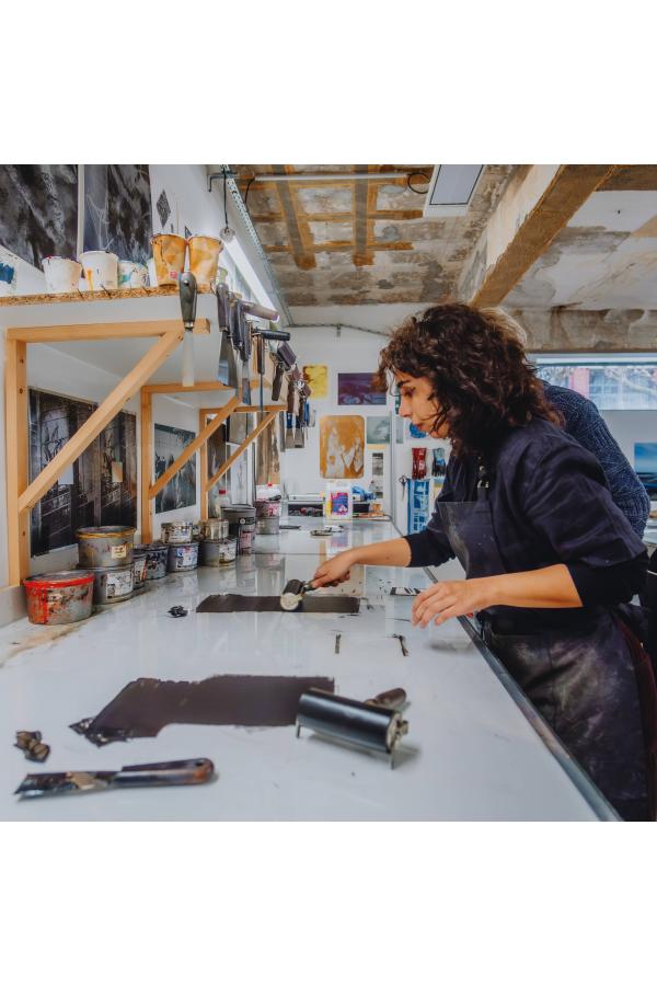 Atelier sérigraphie avec Olivia Funes Lastra 1