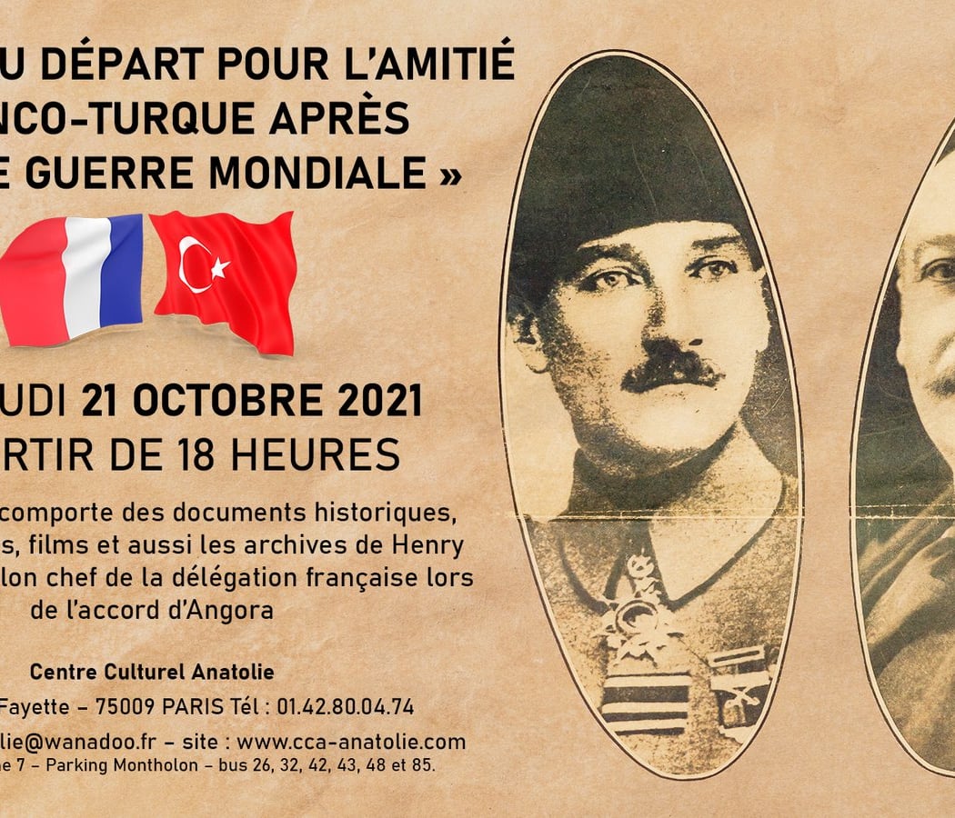 Nouveau départ pour l’amitié Franco-Turque après la 1ère guerre mondiale 1