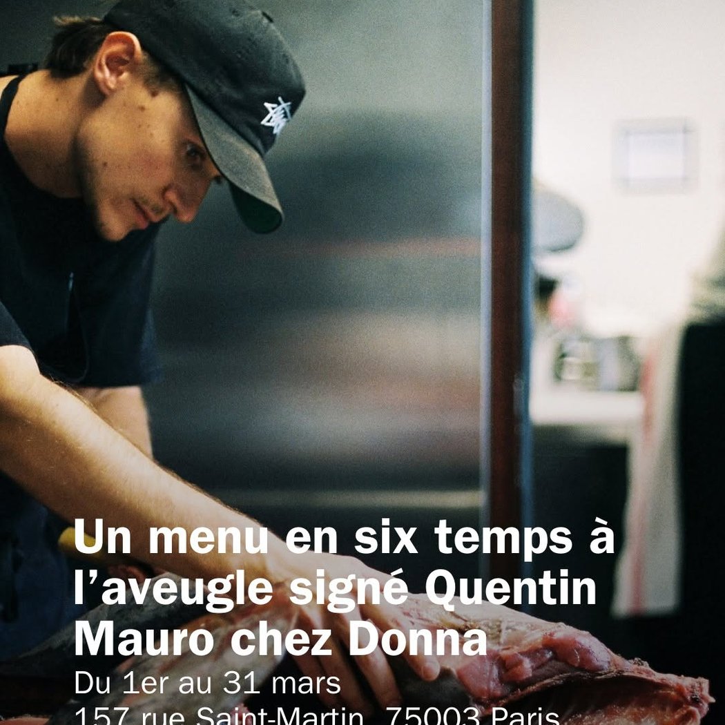 Un menu en six temps à l'aveugle signé Quentin Mauro 1