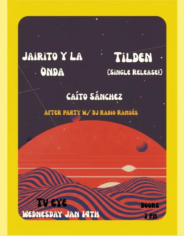 Jairito Y La Onda, Tilden, Caito Sanchez, DJ Radio Ramses 1