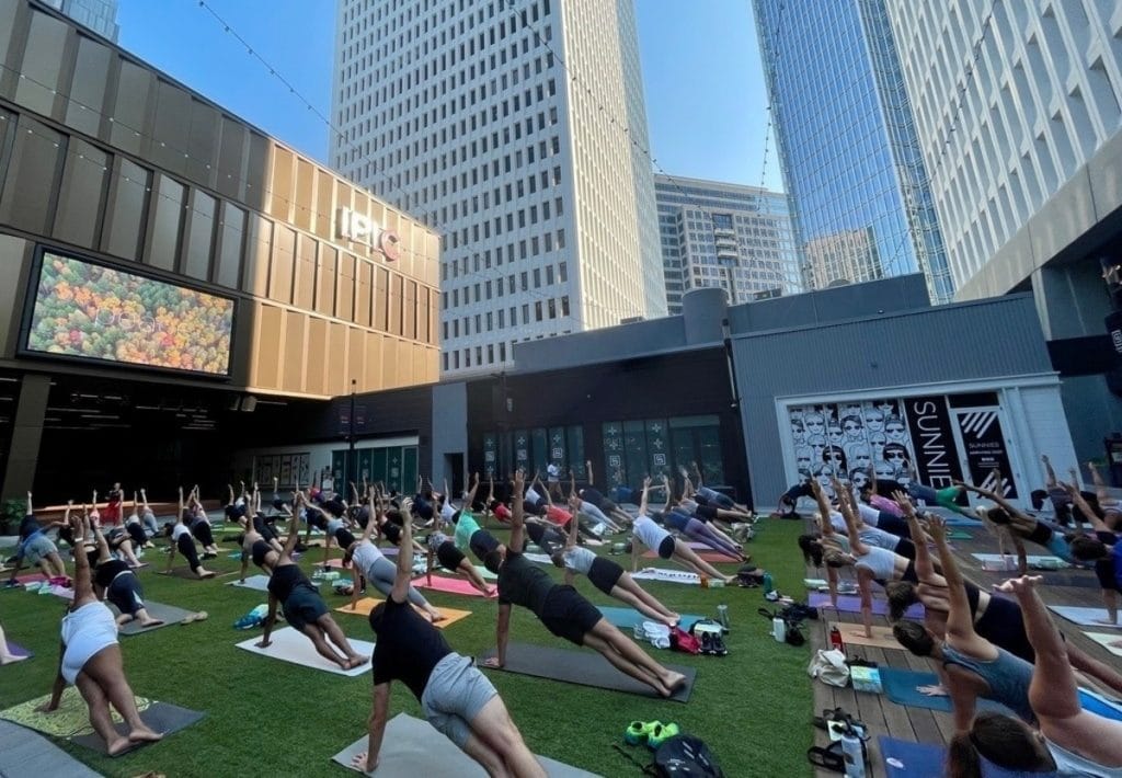 Yoga on the Square 1