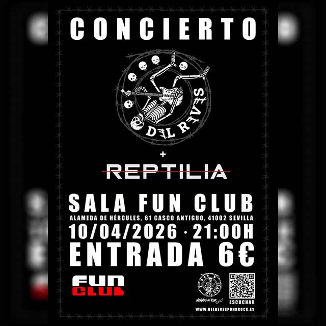 Reptilia y Del Revés en concierto 1