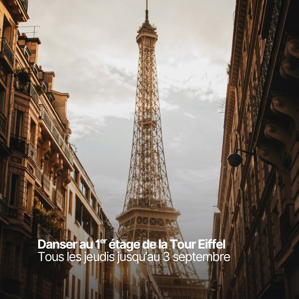 Danser au 1er étage de la Tour Eiffel