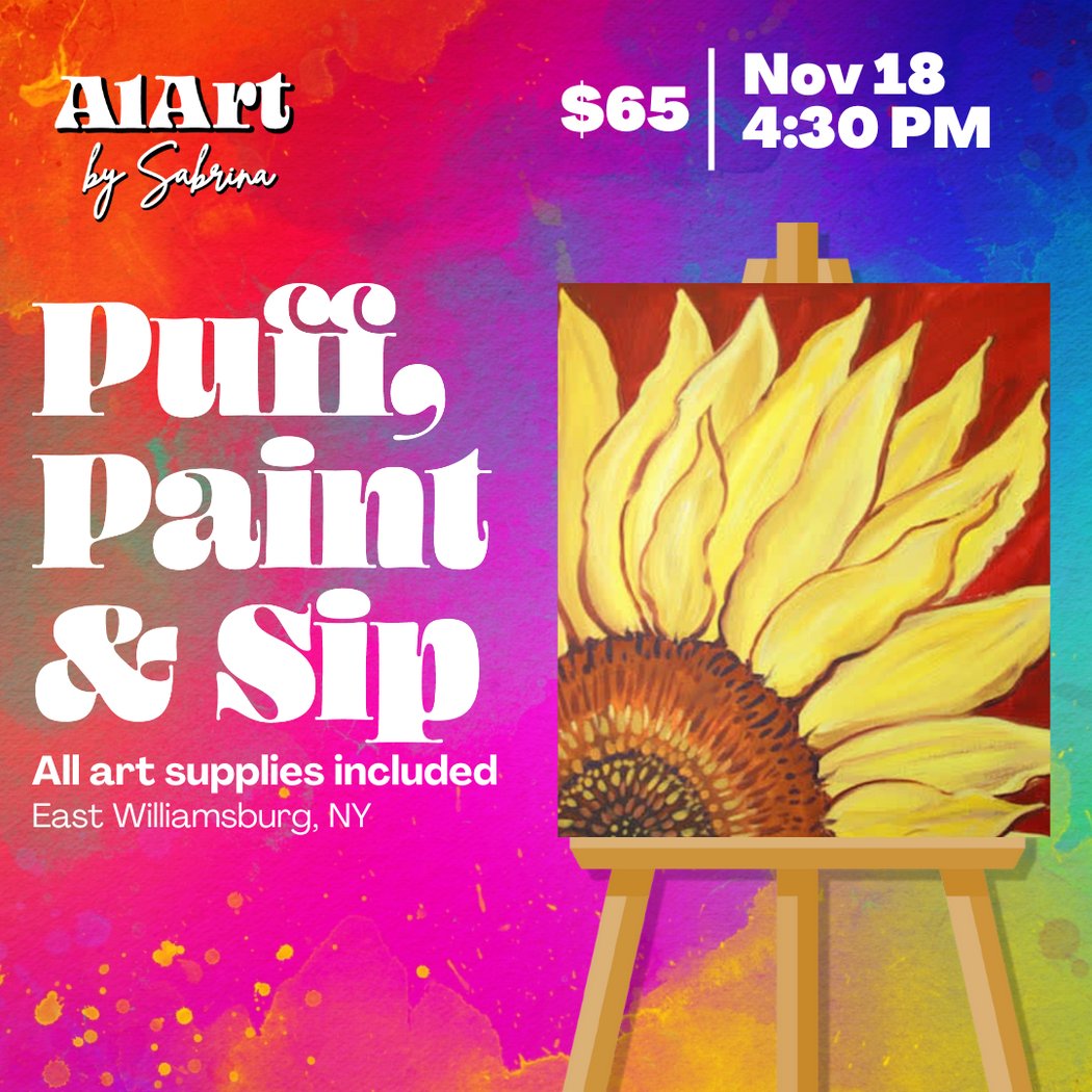 Puff, Paint and Sip Art Studio 1