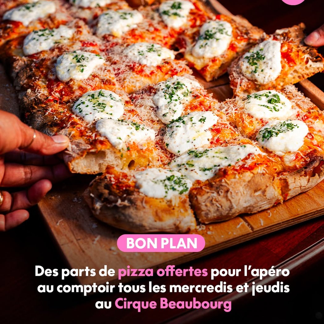 Pizza à volonté pour l'apéro