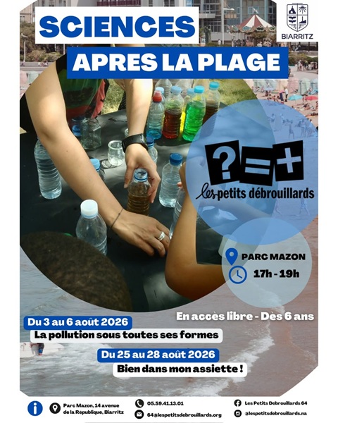 Sciences après la plage
