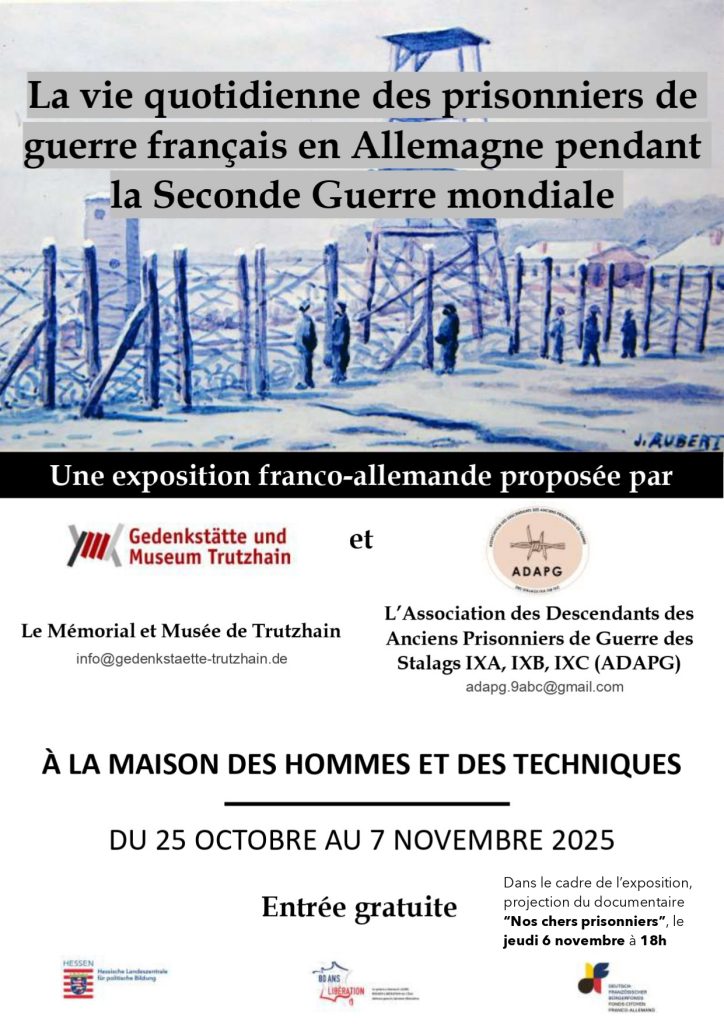 Exposition "La vie quotidienne des prisonniers de guerre français en Allemagne pendant la Seconde Guerre mondiale" 1