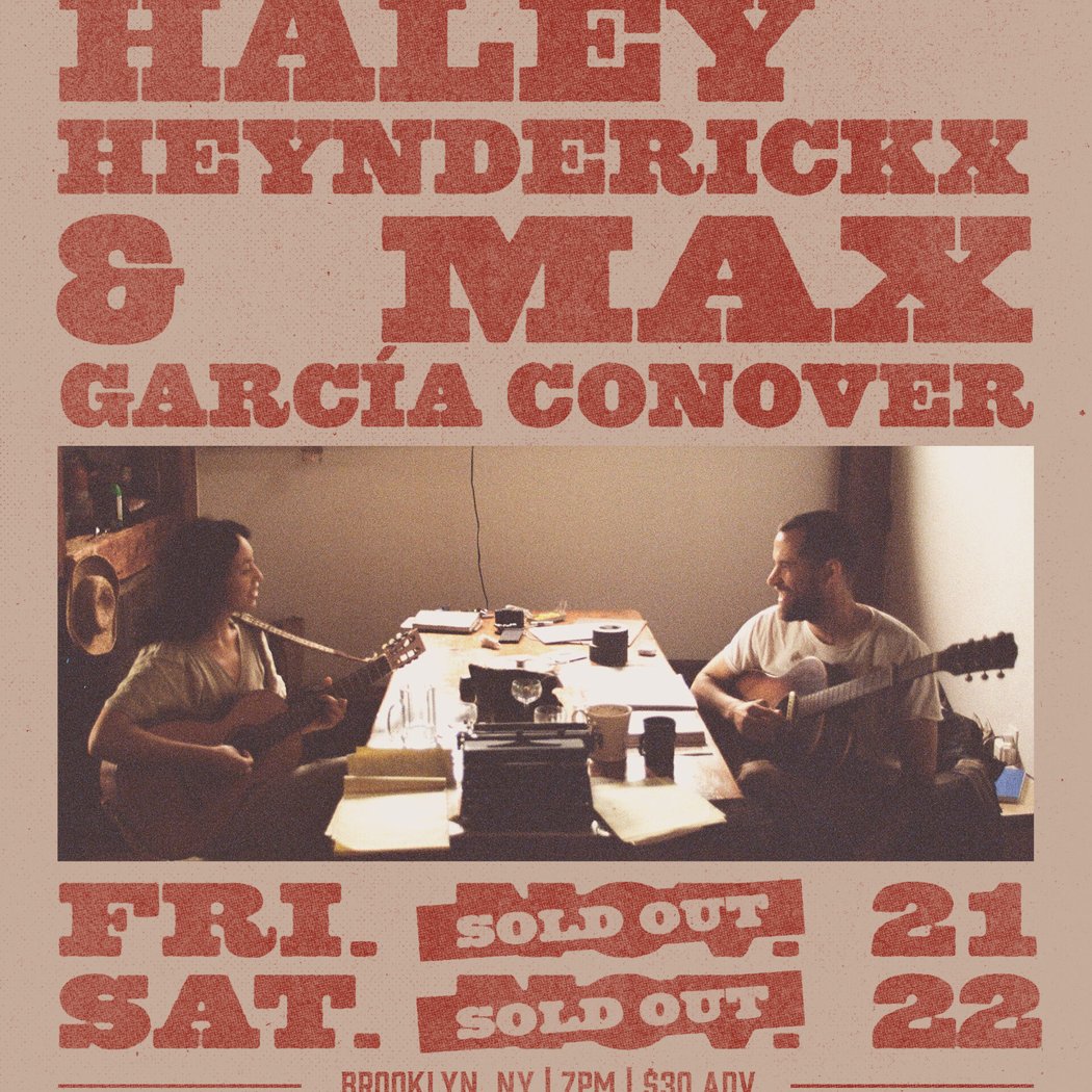 An Evening with Haley Heynderickx + Max García Conover [Night Two] 1