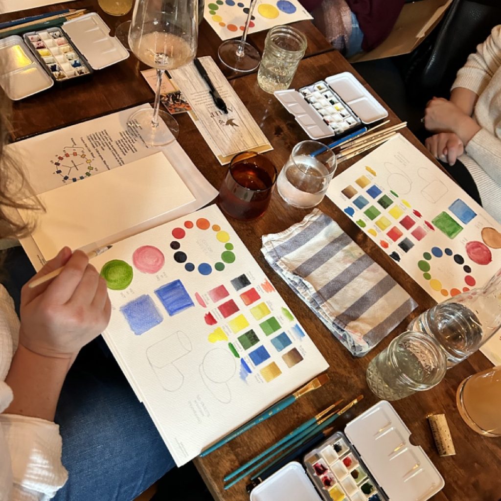 Azur Wines Sip & Paint 1