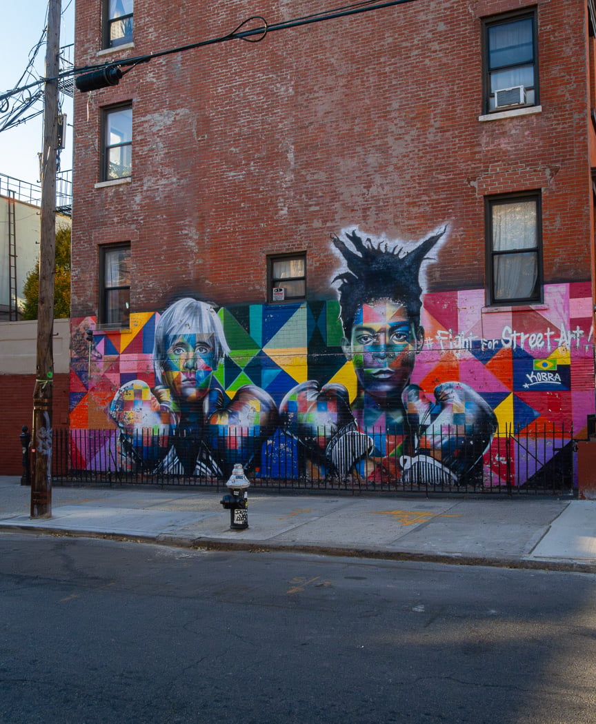Kobra mural Jean-Michel Basquiat and Andy Warhol 1