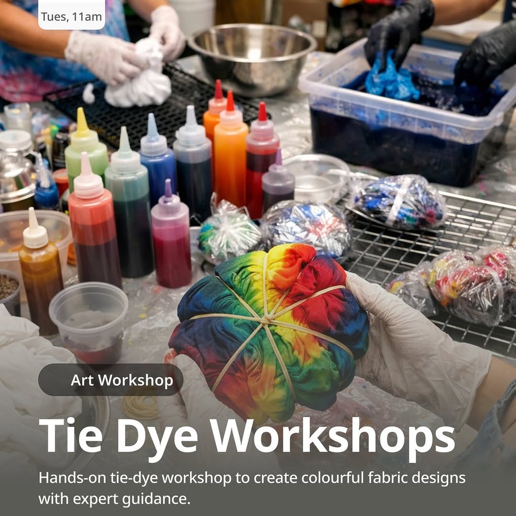Tie Dye Workshops Event 1