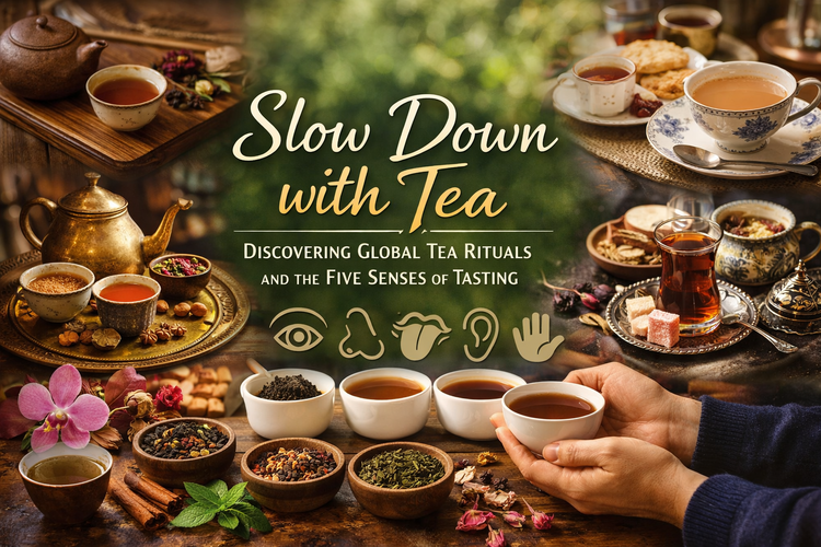 Slow Down with Tea Discovering Global Tea Rituals and the Five Senses 1
