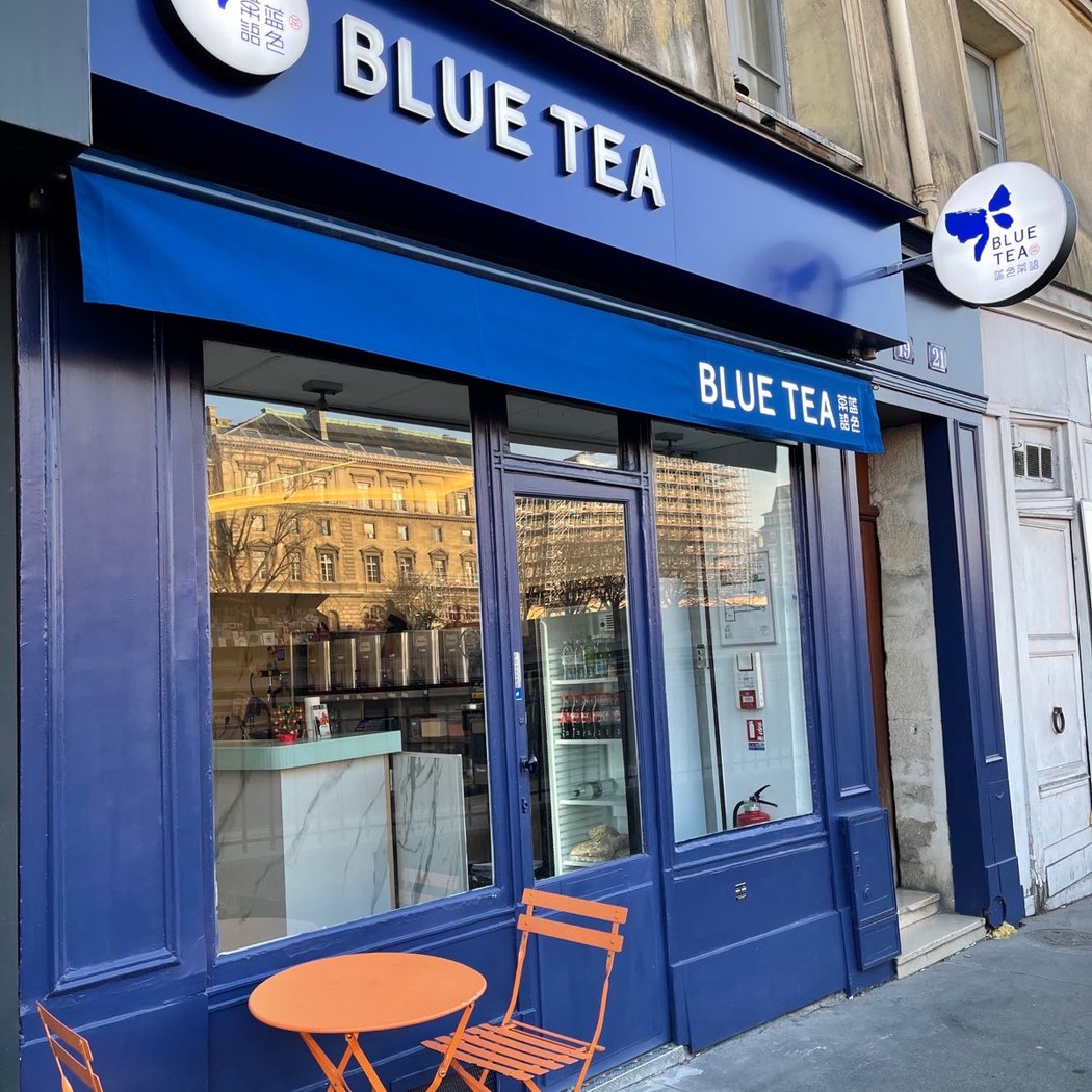 Blue tea Saint-Michel 2