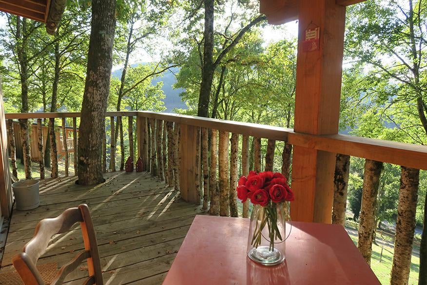 Huts in the trees: La Guinguette 1